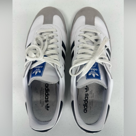 Adidas Men's White and Black Sneakers Samba OG - Picture 6 of 7